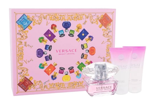 Versace, Bright Crystal, zestaw kosmetyków, 3 szt. Versace
