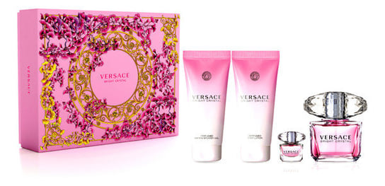 Versace, Bright Crystal, zestaw kosmetyków, 4 szt. Versace