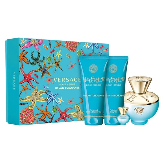 Versace, Dylan Turquoise Pour Femme, zestaw kosmetyków, 4 szt. Versace