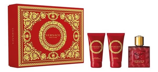 Versace, Eros Flame, zestaw kosmetyków, 3 szt. Versace