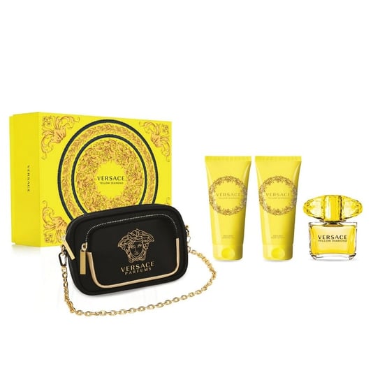 Versace, Yellow Diamond, zestaw kosmetyków, 4 szt. Versace