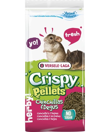 VERSELE-LAGA Crispy Pellets Chinchilla & Degu 1kg - granulat dla szynszyli i koszatniczek Versele-Laga