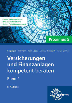 Versicherungen und Finanzanlagen Band 1 - Proximus 5 Europa-Lehrmittel