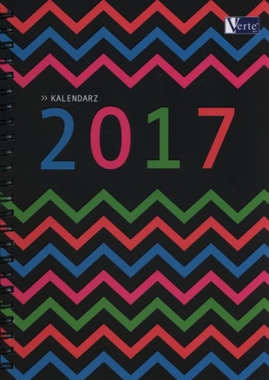 Verte, kalendarz książkowy, planner 2017, Color Collection Verte Sp. z o.o.