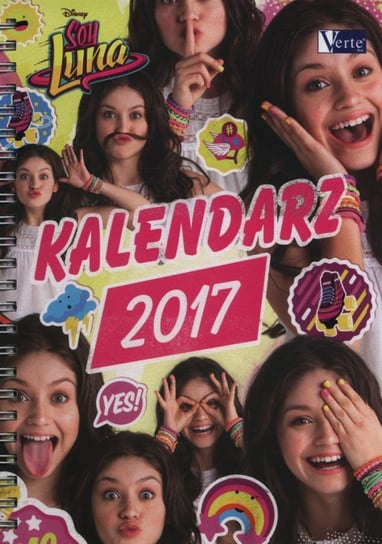 Verte, kalendarz ksiażkowy, planner 2017, Soy Luna Verte Sp. z o.o.