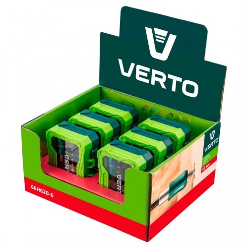 VERTO Display box 6 x 66H620 (Zestaw bitów 32 szt.) 66H620-6 Verto