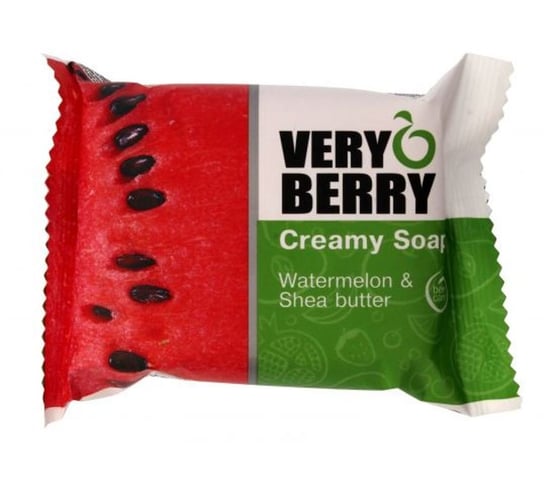 Very Berry, mydło kremowe w kostce Watermelon & Shea Butter, 100 g Very Berry