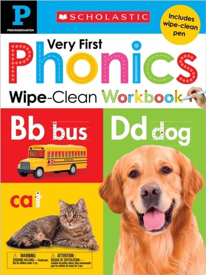 Very First Phonics Pre-K Wipe-Clean Workbook: Scholastic Early Learners (Wipe-Clean) Opracowanie zbiorowe