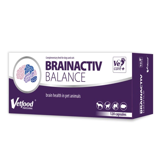 Vetfood Brainactiv Balance Zdrowie Mózgu Dla Psów I Kotów 120 Kapsułek VETFOOD