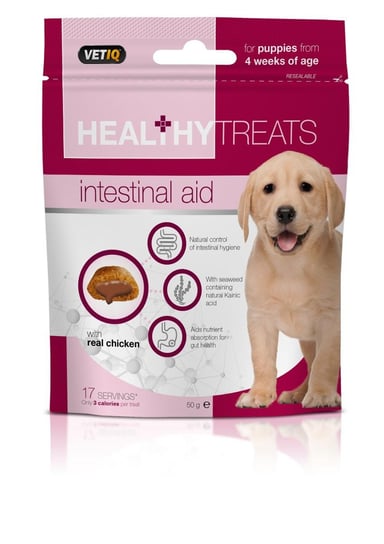 Vetiq Przysmaki dla szczeniąt wsparcie układu pokarmowego Healthy Treats Intestinal Aid For Puppies 50g Vetiq by Mark&Chappell
