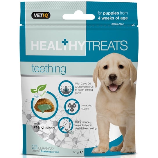 Vetiq Przysmaki dla ząbkujących szczeniąt Healthy Treats Teething For Puppies 50g Vetiq by Mark&Chappell