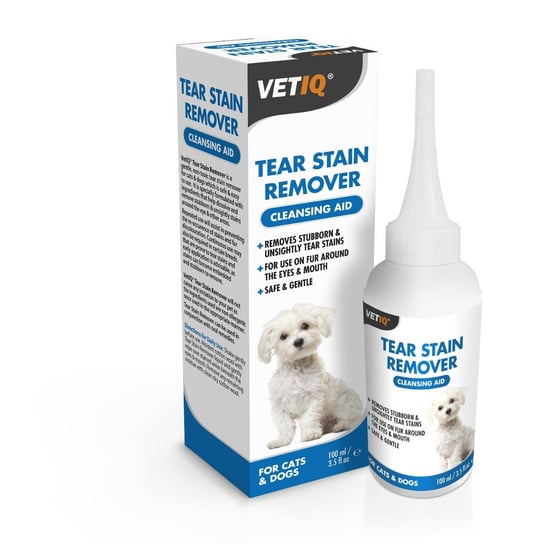 VetIQ Tear Stain Remover do usuwania przebarwień 100ml Vetiq by Mark&Chappell