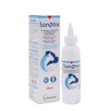 VETOQUINOL Sonotix - preparat do czyszczenia uszu 120ml Vetoquinol