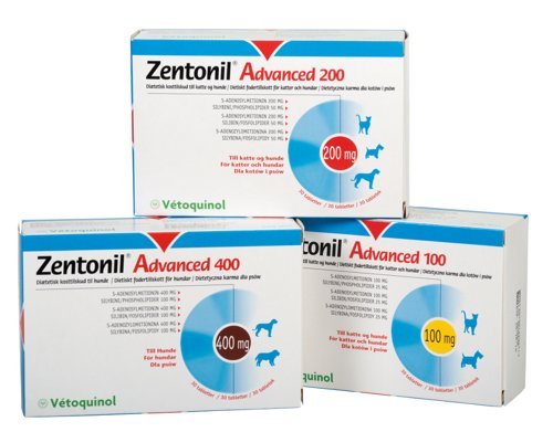 VETOQUINOL Zentonil Advanced 200 - dodatek żywieniowy wspomagający funkcję wątroby 30tabl. Vetoquinol