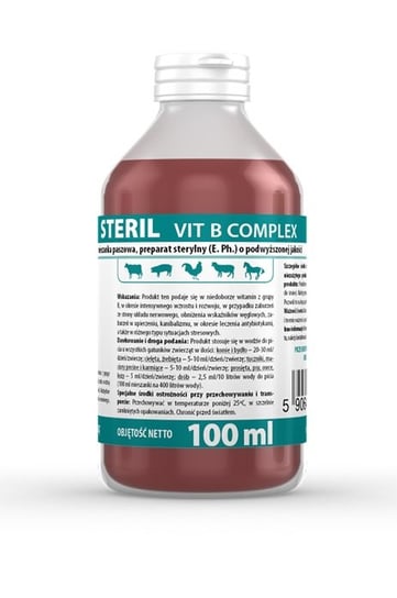 Vetos-Farma Steril Vit B Complex 100ml VETOS-FARMA