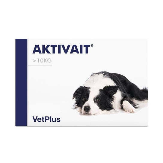 Vetplus Aktivait Zmiany w mózgu/Starzenie Się Dla Psów Średnich I Dużych 60 Kapsułek Vet Plus Limited