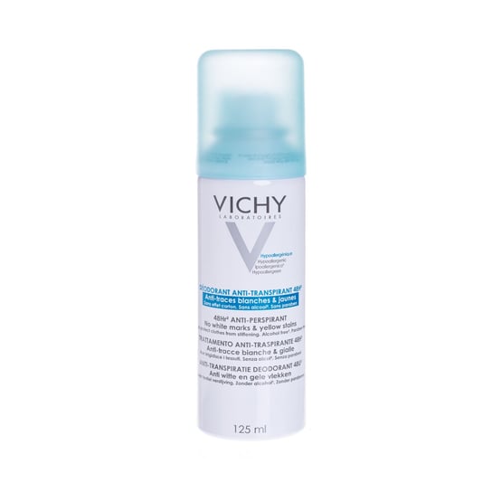 Vichy Anti-Trace, dezodorant antyperspirant w aerozolu, 125 ml Vichy