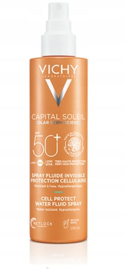 Vichy Capital Soleil, Spray ochronny do ciała SPF50+, 200ml Vichy