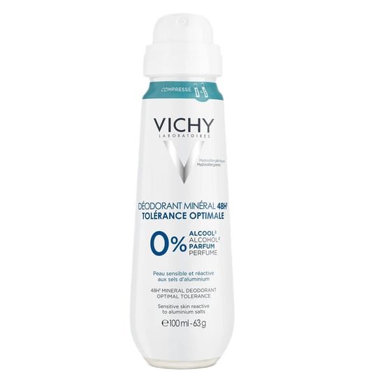 Vichy Deodorant Mineral Tolerance Optimale 100ml Vichy