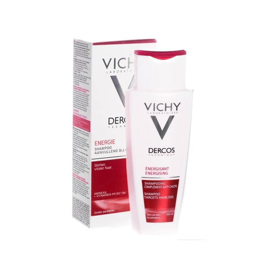 VICHY DERCOS - Szampon energetyzujący wspierający kurację na wypadanie włosów, 200 ml VICHY