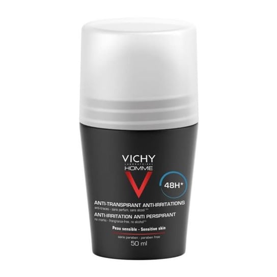 Vichy, Homme Anti-perspirant Sensitive Skin 48h, Antyperspirant W Kulce Do Skóry Wrażliwej, 50 Ml Vichy