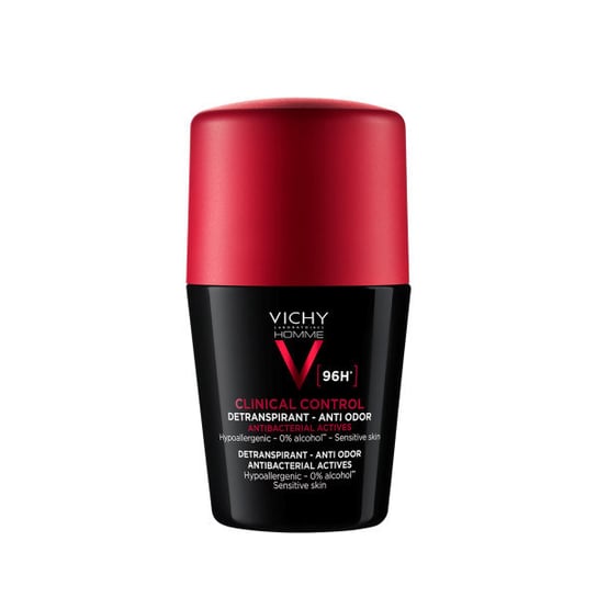 Vichy Homme, Clinical Control 96 H, Dezodorant roll-on, 50 ml Vichy