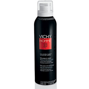 Vichy Homme Sensi Shave pianka do golenia przeciw podrażnieniom do skóry wrażliwej 200 ml Vichy