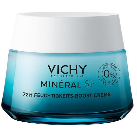 Vichy, Mineral 89 bezzapachowy krem nawilżająco-odbudowujący 72h, 50ml Vichy