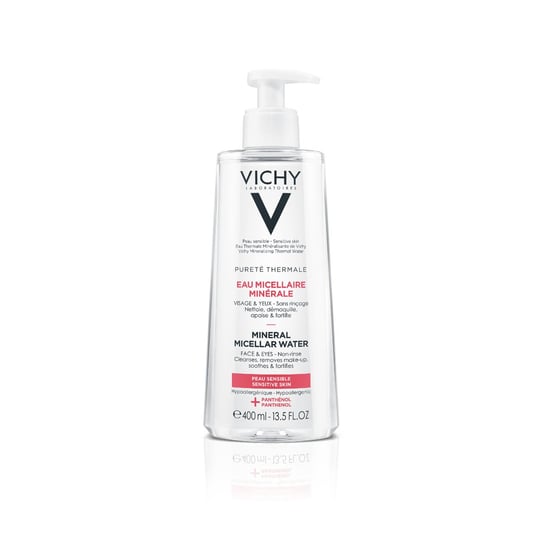 Vichy Purete Thermale, płyn micelarny do skóry wrażliwej, 400 ml Vichy