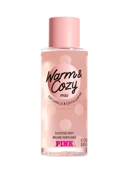 Victoria's Secret, Pink Warm & Cozy Scented Mist, mgiełka zapachowa, 250 ml Victoria's Secret