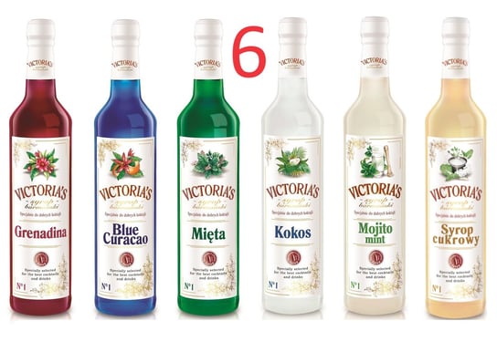 Victoria's Syrop barmański mix do drinków 6x490 ml Inna marka