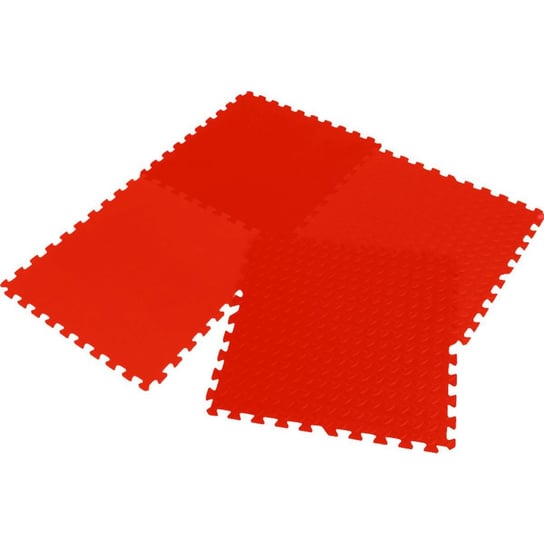 Victoria Sport, Mata modułowa, Puzzle, czerwony, 60x60 cm, 4 szt EB Fit