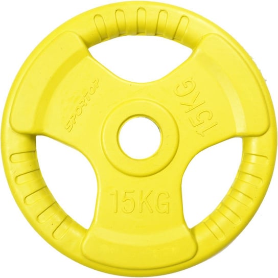 Victoria Sport, Obciążenie olimpijskie, żółty, 15 kg EB Fit