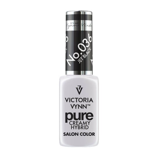 Victoria Vynn Lakier hybrydowy Pure 036 Jet Black 8ml Victoria Vynn