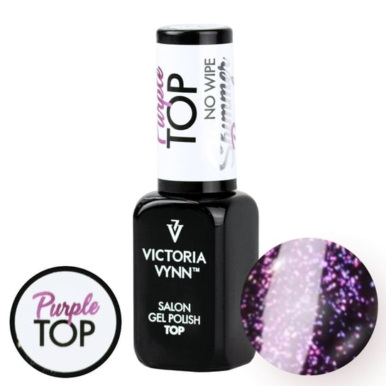 Victoria Vynn Top No Wipe Shimmer Purple 8ml Gel Polish Victoria Vynn