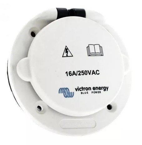 Victron Energy Power Inlet Polyamid with cover 16A/250Vac (2p/3w) Victron Energy