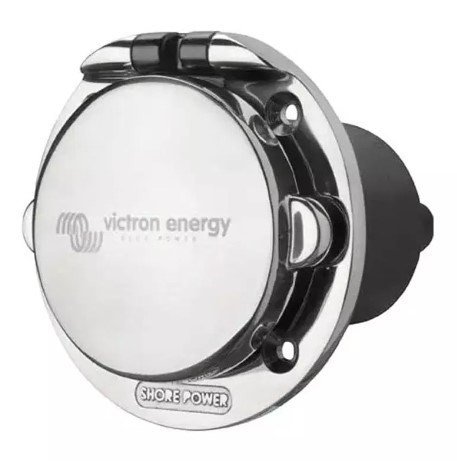 Victron Energy Power Inlet Stainless with Cover 16A/250Vac (2p3W) Victron Energy