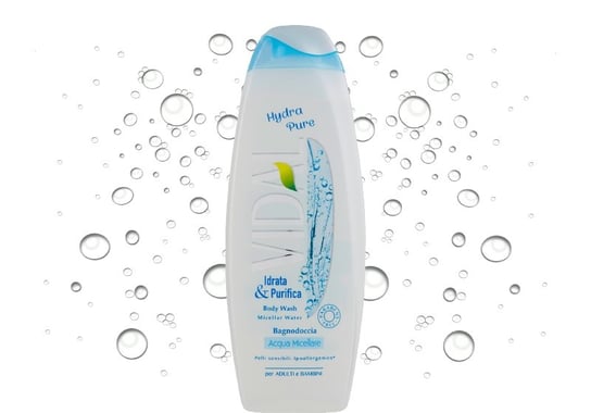 Vidal Hydra Pure, Żel Pod Prysznic Hipoalergiczny, 250ml Vidal