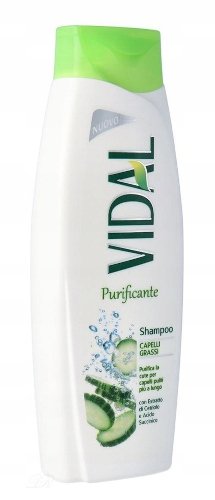 Vidal Purificante, Szampon Włosy Przetłuszczające, 250ml Vidal