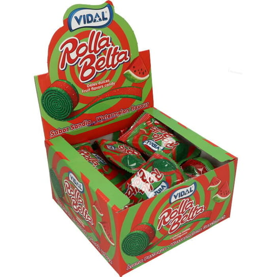 Vidal Rolla Belta Watermelon Kwaśny Arbuz (19G) 24Szt Inna marka