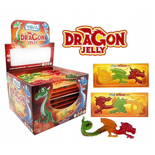 Vidal Żelki Dragon Jelly (33G) 22Szt Inna marka