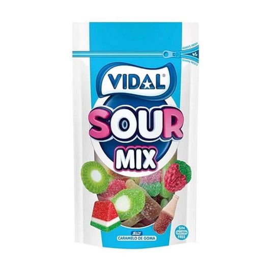 Vidal Żelki Sour Mix W Kwaśnej Posypce 180G Inna marka