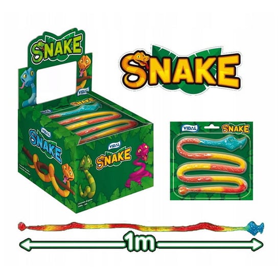 Vidal Żelki Węże Snake Jelly (66G) 11Szt Inna marka