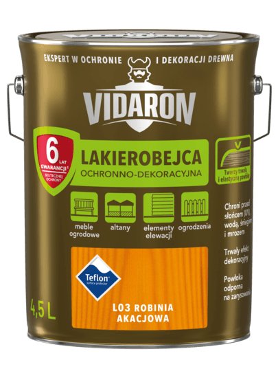 Vidaron Lakierobejca ochronna robinia L03 4,5 L VIDARON