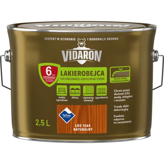 Vidaron Lakierobejca ochronna  teak naturalny L05 2,5 L VIDARON