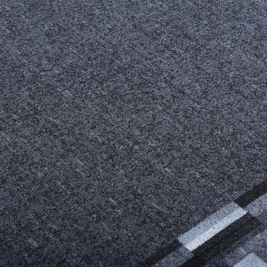 vidaXL Bieżnik dywanowy, antracytowy, 80x200 cm, antypoślizgowy vidaXL