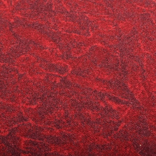 vidaXL Bieżnik dywanowy, czerwony, 100x250 cm, antypoślizgowy vidaXL