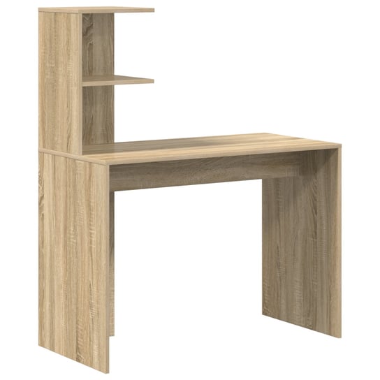 vidaXL Biurko do pisania z dębów Sonoma Dąb Sonoma Płyta wiórowa Standard vidaXL
