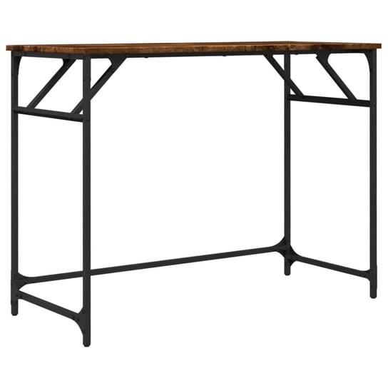 vidaXL Biurko, przydymiony dąb, 100x45x76 cm, materiał drewnopochodny vidaXL