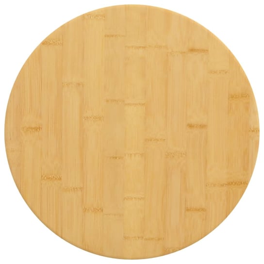 vidaXL Blat do stołu, Ø30x1,5 cm, bambusowy vidaXL